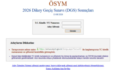 DGS Sorgulama