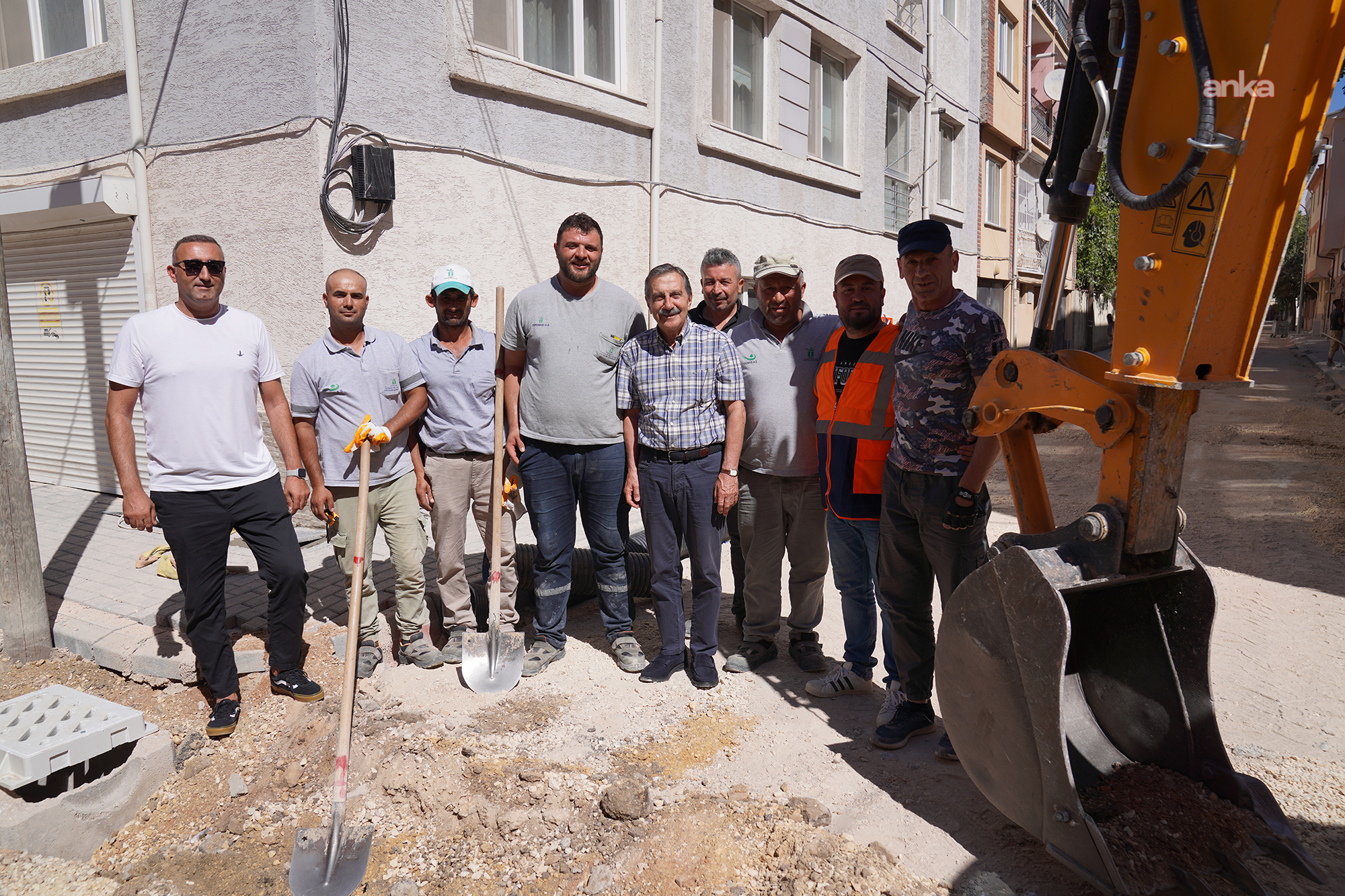 Yenimahalle yol çalışmaları